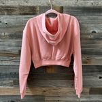For Love & Lemons NWT  Leisure Cropped Pink Hoodie Size Small Photo 6