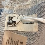 Tribe Alive BE KIND Striped Gray Scarf 100% cotton length 76” wide 21” brand new Photo 2