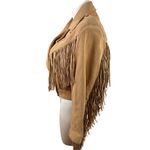 Lariat Leather Fringe Vintage Western Jacket Size Medium Photo 8