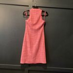BCBGMAXAZRIA  BCBG sleeveless pink silk tweed flower v neck classic dress 8 Photo 1