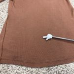 Lululemon Ribbed Long Sleeve Shirt Brown Copper Brown Casual Top Women Sz 4 Cozy Photo 7