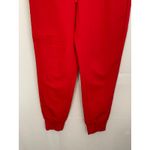 Mandala Red Jogger Pants SCRUB pants Women Size XXS Photo 2