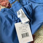 ANDIE NWT Swim The Scala Top Sleeveless Strapless V Neck Blue Bikini Large Photo 2