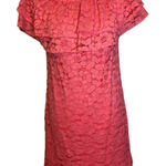 Trina Turk  Off The Shoulder‎ Lace Ruffle Mini Dress Pink Size S Photo 0