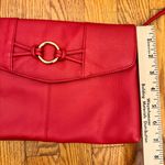 Toni Genuine Leather Elegant Red Shoulder Crossbody Women’s Purse Photo 10