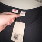 Levi's Women's Short Sleeve Corset T-Shirt XXL Black NWT Capsule Wardrobe Casual Photo 2