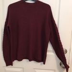 Pink Rose Maroon Sweater  Photo 0