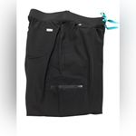 FIGS  Women's Black Jeggings with Teal Accent and  lined Photo 4