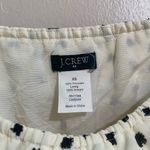 J. Crew Factory Ink Dot Candace Ruffled Flare Shift Dress Size X Small Black Photo 4