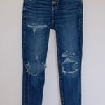 American Eagle AE Dark Wash Button Front Next Level Stretch Hi Rise Jegging Photo 0