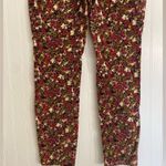 Free People  We The Free Sun Chaser Cord Floral Printed Skinny Jeans Pant Size 30 Photo 9