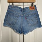 Levi's  501 Womens Cut Off High Waisted Denim Jean Shorts Size 29 Photo 2