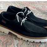 GH Bass Originals Lug Sole Moc Shoes Wallace Suede Black 6.5 Photo 2