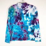 kim rogers Splash Winter  PM Medium Top Tie Dye Handmade Purple‎ Blue 538 Photo 1