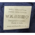 Emily & Fin Navy Airplane Print Cotton Dress Sz M Blue Size M Photo 8