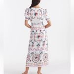 Saloni Bianca dress in the Shell Grotto print 4 White Photo 1