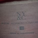 NY & Co S Colorblock Bright Coral Top Orange Photo 2