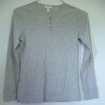 Charter Club Women's Light Gray Longsleeve Shirt Photo 0
