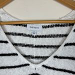 Evereve Stevie Pullover Black White Knit Size Small Photo 2