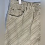Tommy Hilfiger Vintage Women's Corduroy Skirt Tan Pockets V Pattern Sz 12 EUC Photo 4