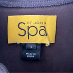 St. John  Spa Brown Embellished Zip Front Lightweight Jacket size small Photo 5