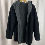 Weatherproof  Medium Sherpa Wearable Blanket Snuggie Hooded Sweater Fall Winter Photo 0