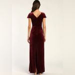 Feeling Flawless Burgundy Velvet V Photo 2