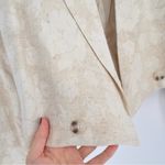 Current Air NWT Floral Cropped Blazer and Mini Skirt Matching Set Cream Size S Photo 4