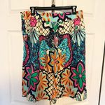 Lilly Pulitzer Antego 100% Silk Skirt Multi Lilly Palooza Print Size 10 Photo 6