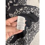 Joie  Womens 100% Silk Long Sleeve Short Dress Black White Size‎ Small Lined Photo 8