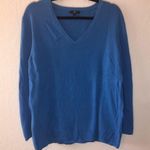 Gap  Sweater Blue V Neck Knit Women’s Sz XXL GUC Silk Blend Photo 1