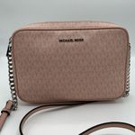 Michael Kors  Jet Set Logo Medium Camera Pink MK Crossbody Bag Photo 1