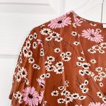 Madewell  Novel Tie-Front Top in Hillside Daisies Photo 2