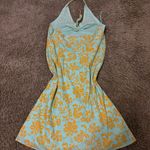 Gap  Y2K Floral Halter Dress Photo 2