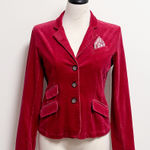 American Eagle Raspberry Red Corduroy Button Front Handkerchief Vintage New Photo 0