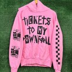 Machine Gun Kelly Tickets to My Downfall Oversized Hoodie Size Small Photo 0