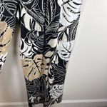 Millennium Wide Leg Pants Womens 3X Black Neutral Tropical Leaf Pull On Vacation Size undefined Photo 5