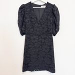 Mango  Katri Black Puff‎ Sleeve Mini Dress Size 4 Photo 1