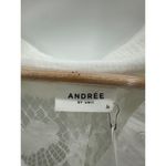 Andree by Unit  Button Down Shirt Women 1X Lace Oversized Coastal Boho Neutral Photo 5