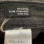 Veronica Beard  Ryleigh Slim Straight High Rise Jeans Washed Onyx Size 28 Photo 10