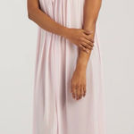 SILK ESSENCE SHEER LONG NIGHTGOWN Size L Photo 0