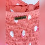 Billabong  Women’s Sunset Orange Big Love Tied Polka Dot Dress Photo 5