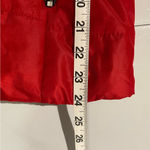 Ambiance‎ Ski Puffer Jacket Red Size Medium With Black Faux Fur Hood Warm Winter Photo 6