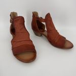 Miz Mooz  Corra Sandals Size 11 Wide Brown Leather Low Heel Cutout Boho Comfort Photo 4