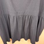 Torrid  4X Babydoll Super Soft Rib Square Neck Double Ruffle Black Whimsigoth Top Photo 5