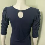 Amanda Uprichard  Shift Dress Womens Navy Blue Medium Photo 4