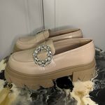 Alohas Anthropologie Trailblazer Platform Crystal Buckle Loafer Size 8.5 Photo 5
