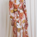 Petal and Pup  LAQUIN LONG SLEEVE MAXI DRESS - PINK Size S Photo 0