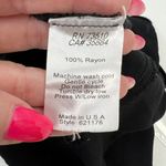 Ivy Jane  Women’s Size S Tunic Top Shirt Blouse Hi Low Pom Pom Trim Shell Black Photo 5