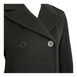 Calvin Klein Vintage 80s  Double Breasted Union Label Black Peacoat Size 8 Photo 8